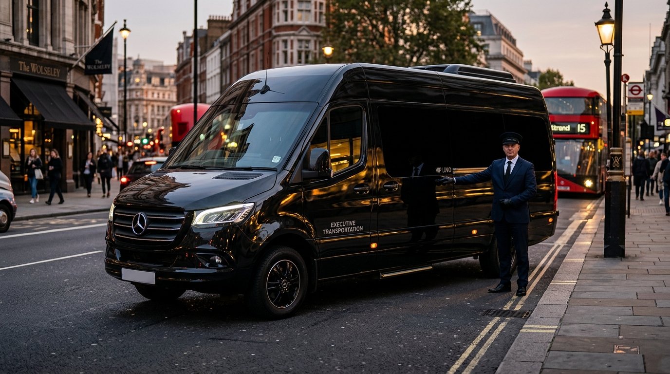 247 Minibus Hire executive chauffeur and vehicle